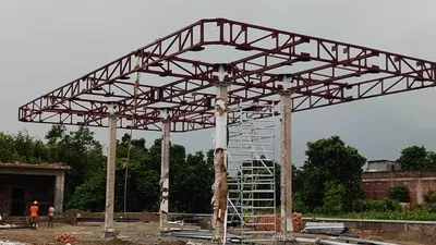 Prefab Petrol Pump Canopy Manufacturer - JIO-BP Birpur Project Spotlight