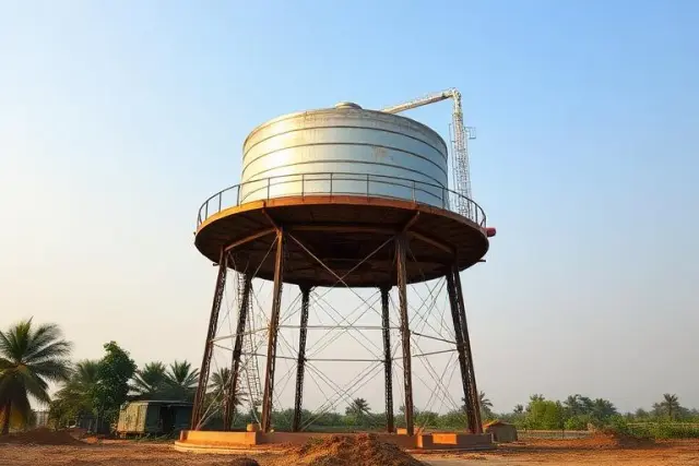 Water Tank Stand (Jal Minar) Manufacturer Bihar - Steel Water Tower